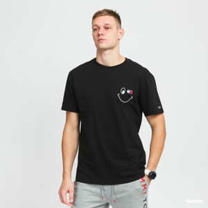 Tričko s krátkým rukávem TOMMY JEANS Smiley Badge Graphic Tee černé