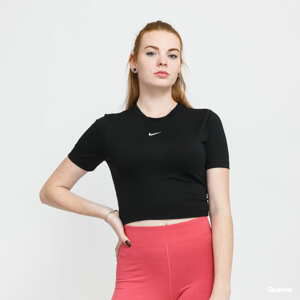 Dámské tričko Nike NSW Essential Women's Crop Top Black/ White