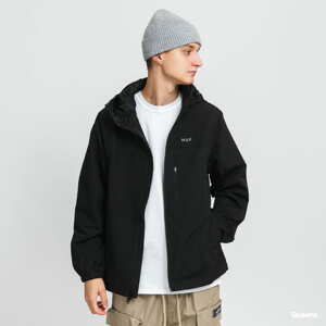 Větrovka HUF Essentials Zipper Standard Jacket černá