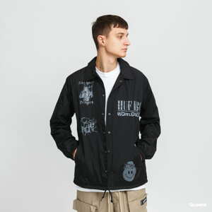 Větrovka HUF Disorder Coach Jacket černá