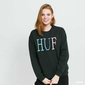 Dámská mikina HUF 8-Bit Crewneck Sweatshirt Dark Green