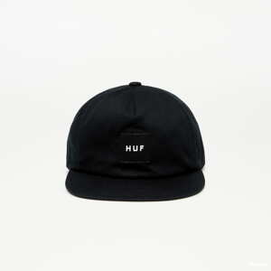 Snapback HUF Essentials Unstructured Box Snapback Black