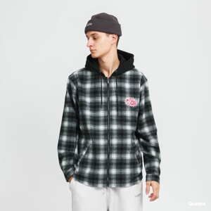 Mikina Wasted Paris Hoodie Shirt Shadow Plaid Love černá / bílá