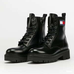 Dámské zimní boty TOMMY JEANS Urban Tommy Jeans Lace Up Boot black