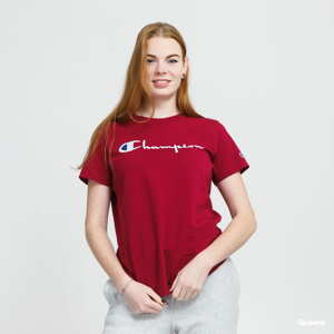 Dámské tričko Champion Crewneck Tee Vínové