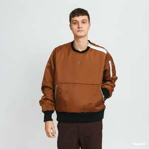 Mikina Nike Sportswear Style Essentials+ Men's Filled Crew Top Pecan/ Black