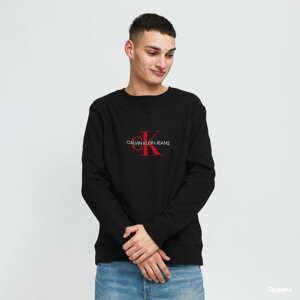 Mikina CALVIN KLEIN JEANS Archival Monogram Crew černá