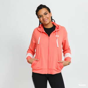 Dámská mikina Under Armour Rival Terry CB FZ Hoodie Pink