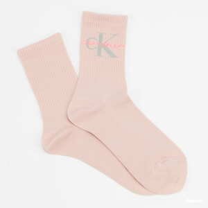 Ponožky CALVIN KLEIN JEANS Womens Short Sock světle růžové