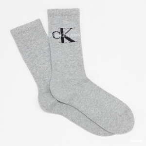 Ponožky CALVIN KLEIN JEANS Mens Crew Socks melange šedé