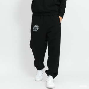 Tepláky F*CK THEM 3D Flame Sweatpant černé