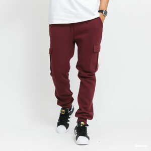 Tepláky Urban Classics Cargo Sweatpants tmavě vínové