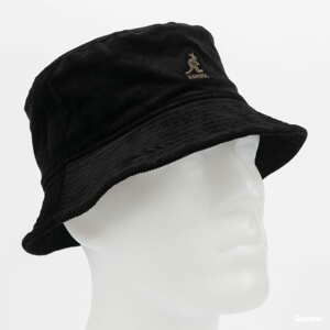 Klobouk KANGOL Corduroy Bucket černý