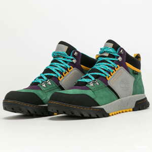 Pánské zimní boty Timberland Boulder Trail WP Mid Hiker medium green suede