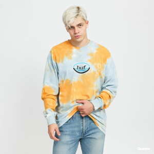 HUF Ellipse Logo Longsleeve Light Blue/ Orange