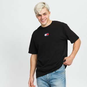 Tričko s krátkým rukávem TOMMY JEANS Tommy Badge Tee černé