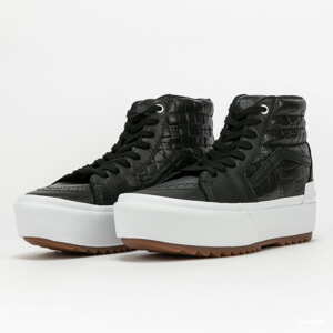 Vans SK8 - Hi Stacked (emboss check) black / true white