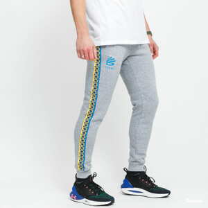 Tepláky Under Armour Curry Fleece Jogger melange šedé