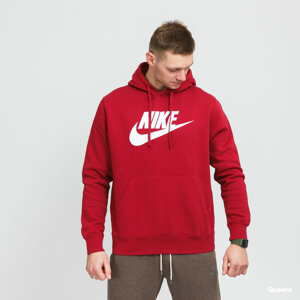 Mikina Nike M NSW Club Hoodie PO BB vínová