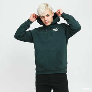 Mikina Puma ESS Small Logo Hoodie tmavě zelená