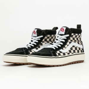 Pánské zimní boty Vans SK8 - Hi MTE - 1 black / white / checkerboard