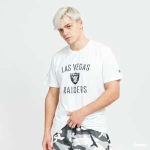 Tričko s krátkým rukávem New Era NFL Team Name Tee Raiders bílé