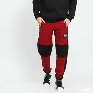 Tepláky Mass DNM Berg Sport Sweatpants vínové / černé