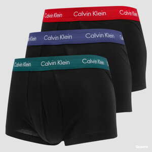 Calvin Klein 3 Pack Low Rise Trunks černé