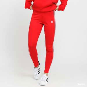 Legíny adidas Originals 3 Stripes Tight Red