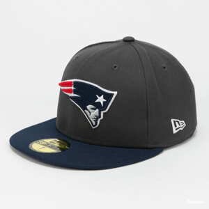 Kšiltovka New Era 5950 NFL OTC New England Patriots tmavě šedá / navy