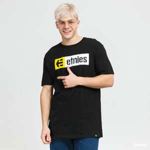 Tričko s krátkým rukávem etnies New Box S/S Tee černé