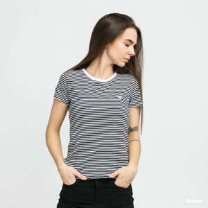 Dámské tričko GUESS W Eco Logo Tee White / Black