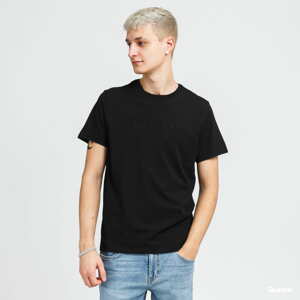 Tričko s krátkým rukávem GUESS M Embroidered Logo Tee černé