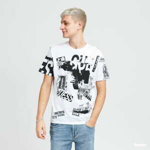 Tričko s krátkým rukávem GUESS M Front Print Tee bílé