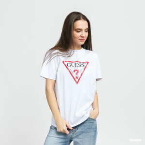 Dámské tričko GUESS W Eco Classic Logo Tee White