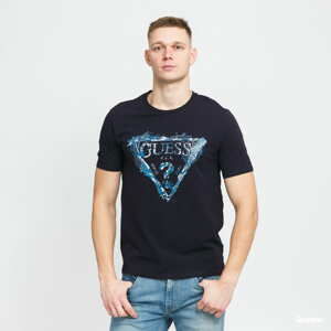 Tričko s krátkým rukávem GUESS M Splash Tee navy