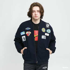 Bomber bunda PLEASURES Worms Mechanic Jacket navy