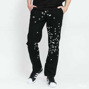 Jeans PLEASURES Vomit Printed Trousers black