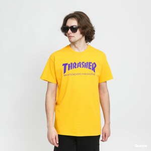 Tričko s krátkým rukávem Thrasher Skate Mag Tee žluté