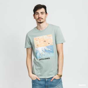 Tričko s krátkým rukávem Jack & Jones JJBILLBOARD TEE SS zelené