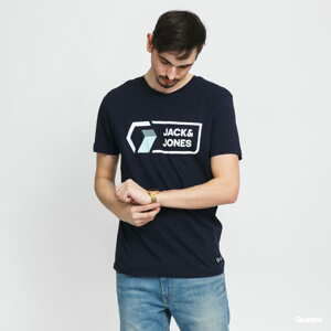 Tričko s krátkým rukávem Jack & Jones JCOLOGAN Tee SS Crew Neck Noos navy