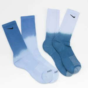 Ponožky Nike Everyday Plus Cushioned Crew Socks 2-Pack Modré