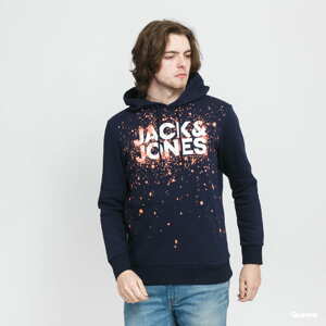 Mikina Jack & Jones JJnew Splash Hoodie navy