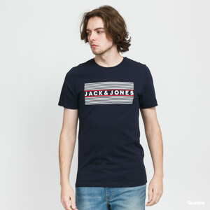 Tričko s krátkým rukávem Jack & Jones JJecorp Logo Tee SS navy