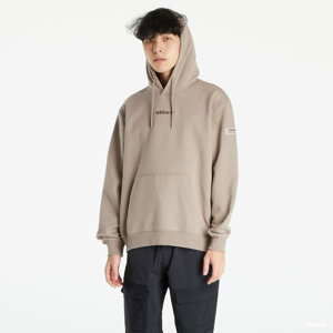 Mikina adidas Originals Trefoil Linear Hoodie hnědá