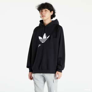 Mikina adidas Originals FRENCH TERRY INTERLOCK HOODIE Black