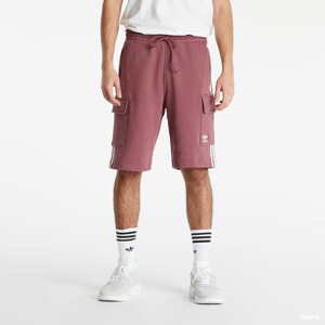 Teplákové kraťasy adidas Originals 3S Cargo Shorts fialové