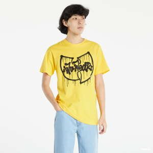 Tričko s krátkým rukávem Urban Classics Wu Wear Dripping Logo Tee Yellow