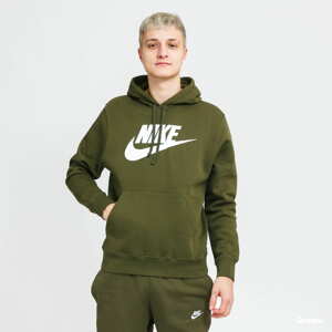 Mikina Nike M NSW Club Hoodie PO BB olivová