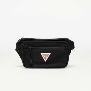 Ledvinka GUESS Triangle logo belt bag Černá